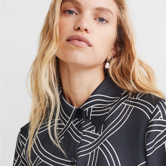 H&M Fitted Shirt NWOT - Picture 3 of 4